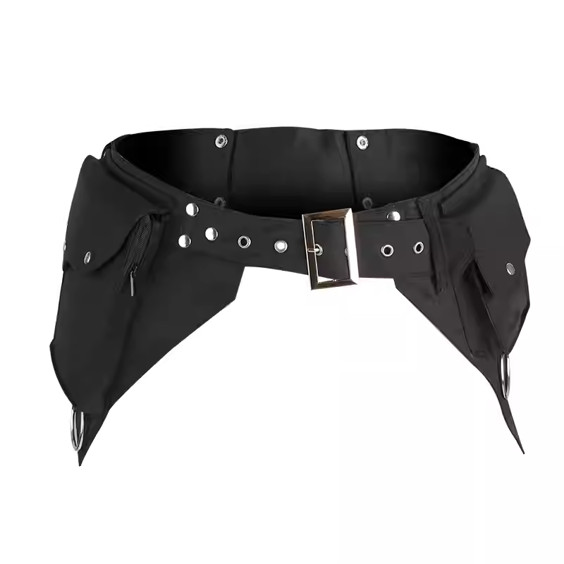 Women'S Retro Bags - Riñonera Punk Medieval para mujer, bolso