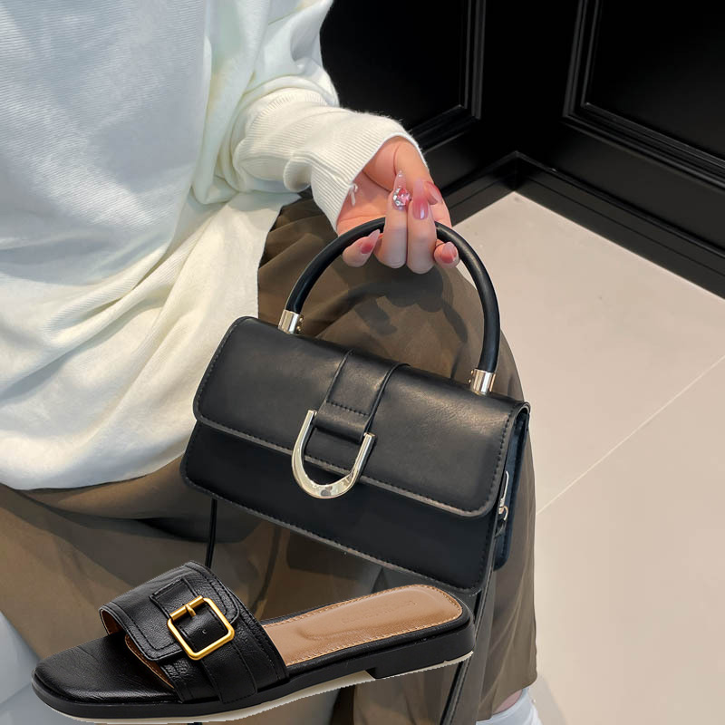 Women'S Retro Bags - Sandalias y Pantuflas de Verano para