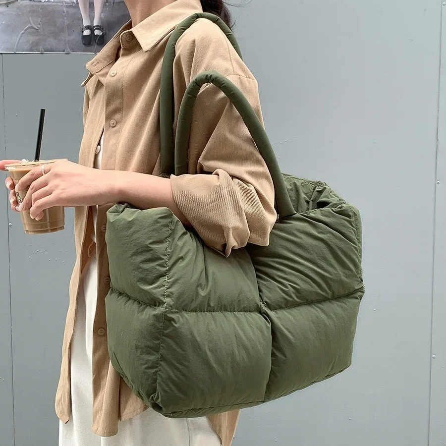 Women Bags Low Price - Bolso de mano acolchado de algodón