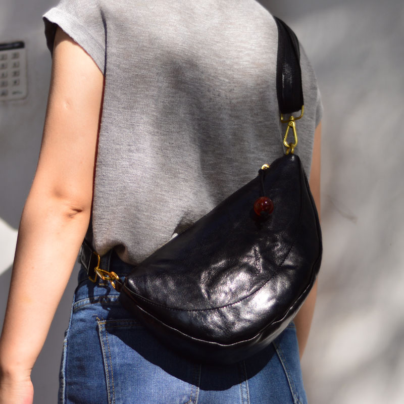 Women'S Retro Bags - Bolso Retro de Hombro/Pecho de Piel