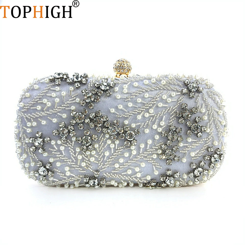 Women'S Bag Online - Bolsos de Noche TOPHIGH con Diamantes,