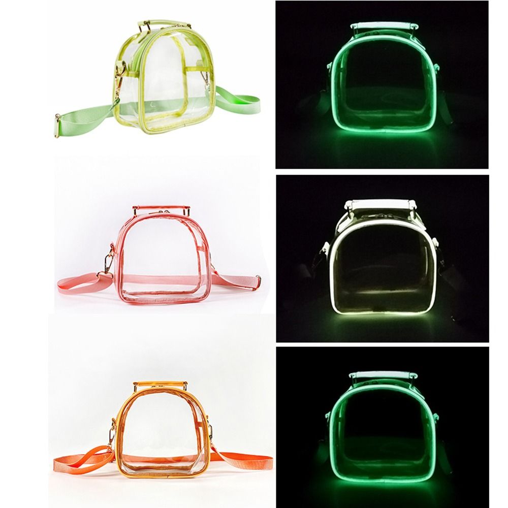 Jelly Bag Clear Pvc - Bolso transparente impermeable para mujer, bandolera