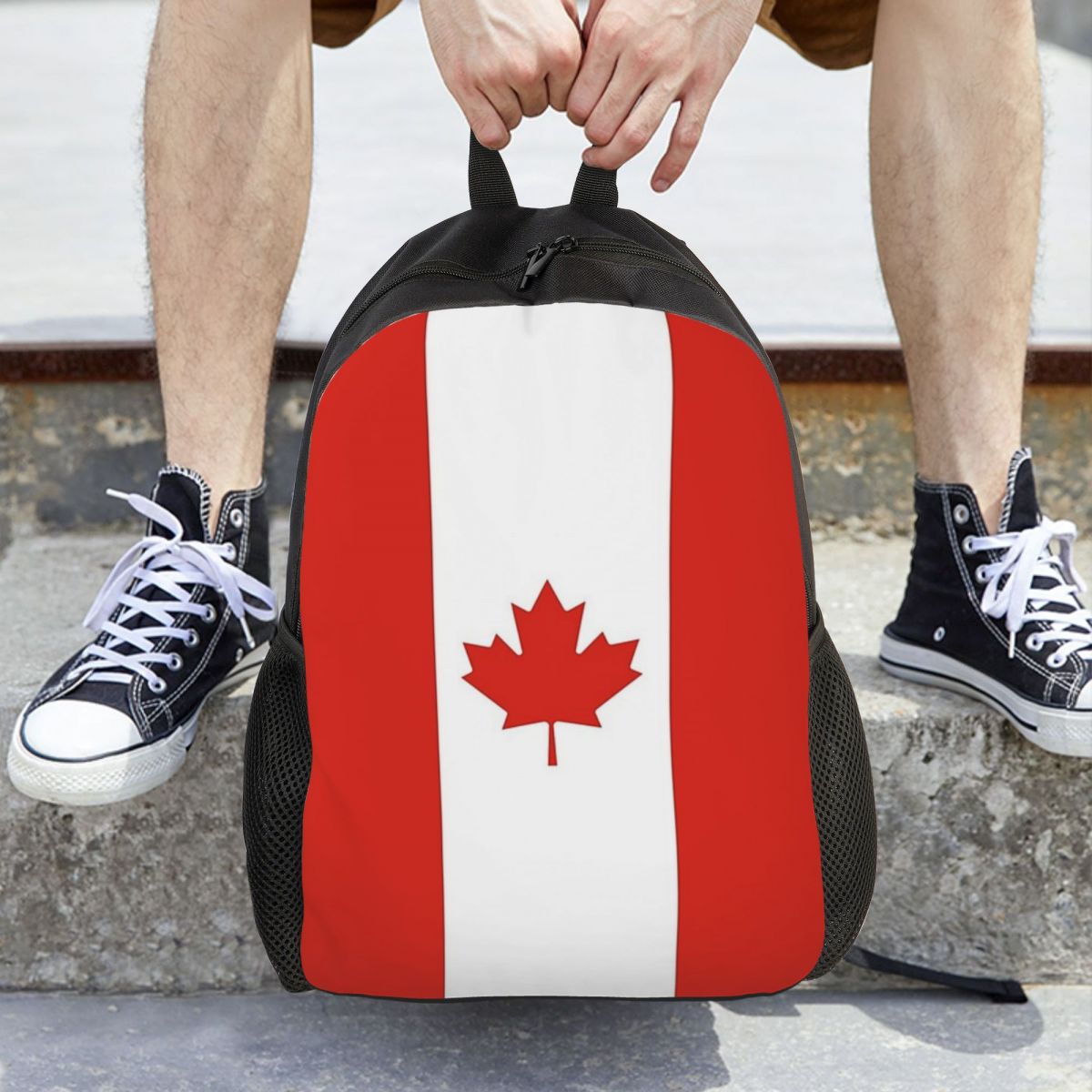 Women Bags Canada Sale - Mochila de cultura nacional con bandera