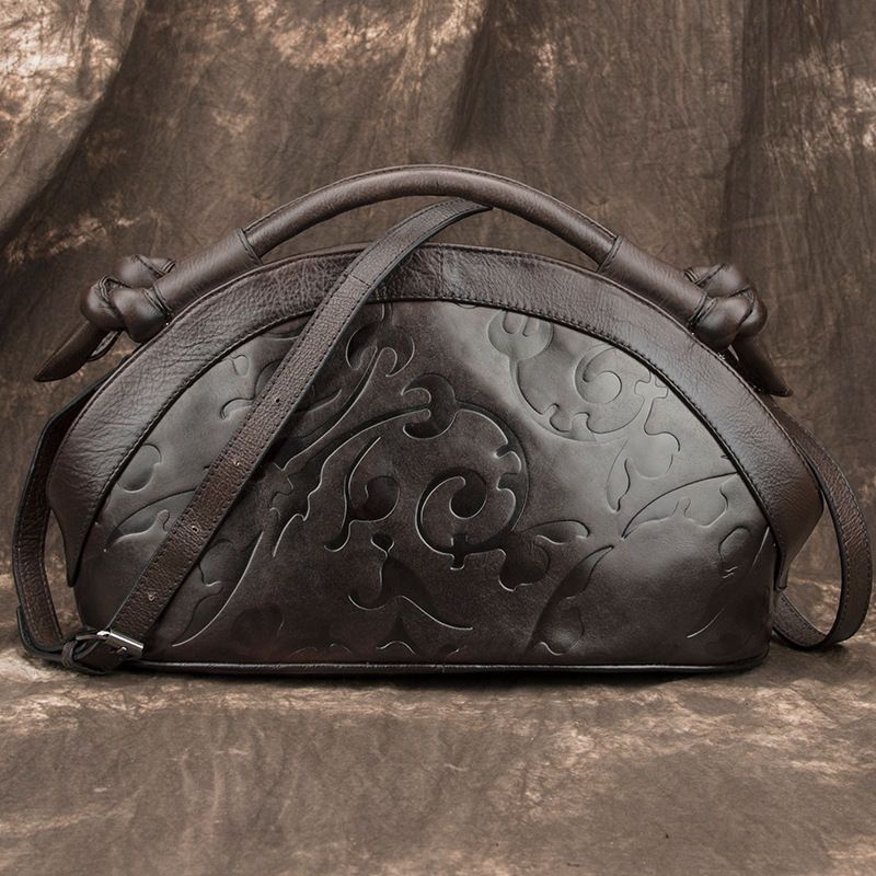 Women'S Retro Bags - Bolso de cuero de vaca de