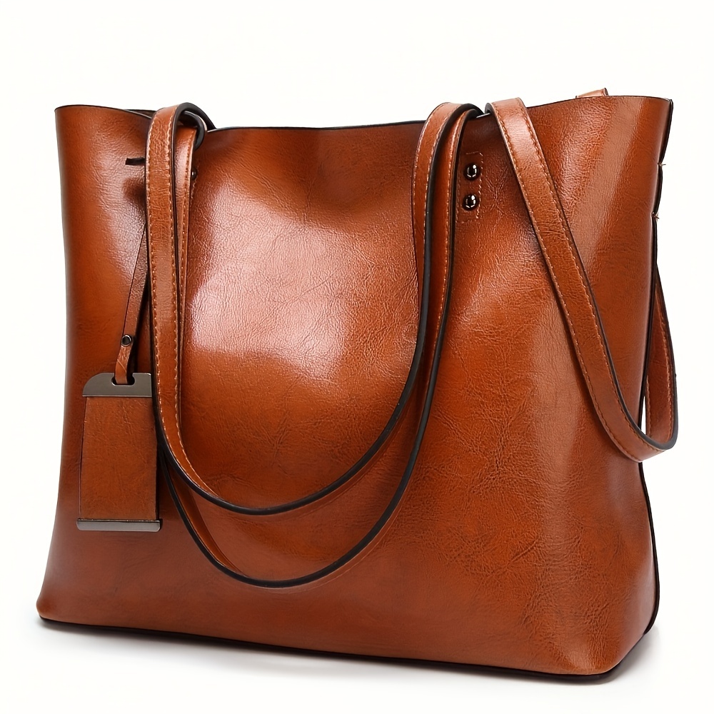 Women'S Bags Cross Body - Bolso de mano de cuero Retro