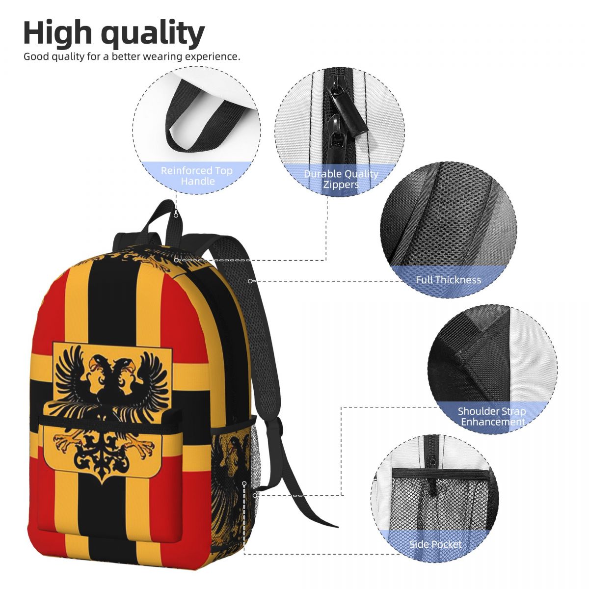 Mochila con bandera del Imperi - Women Bags Germany reseña y precio