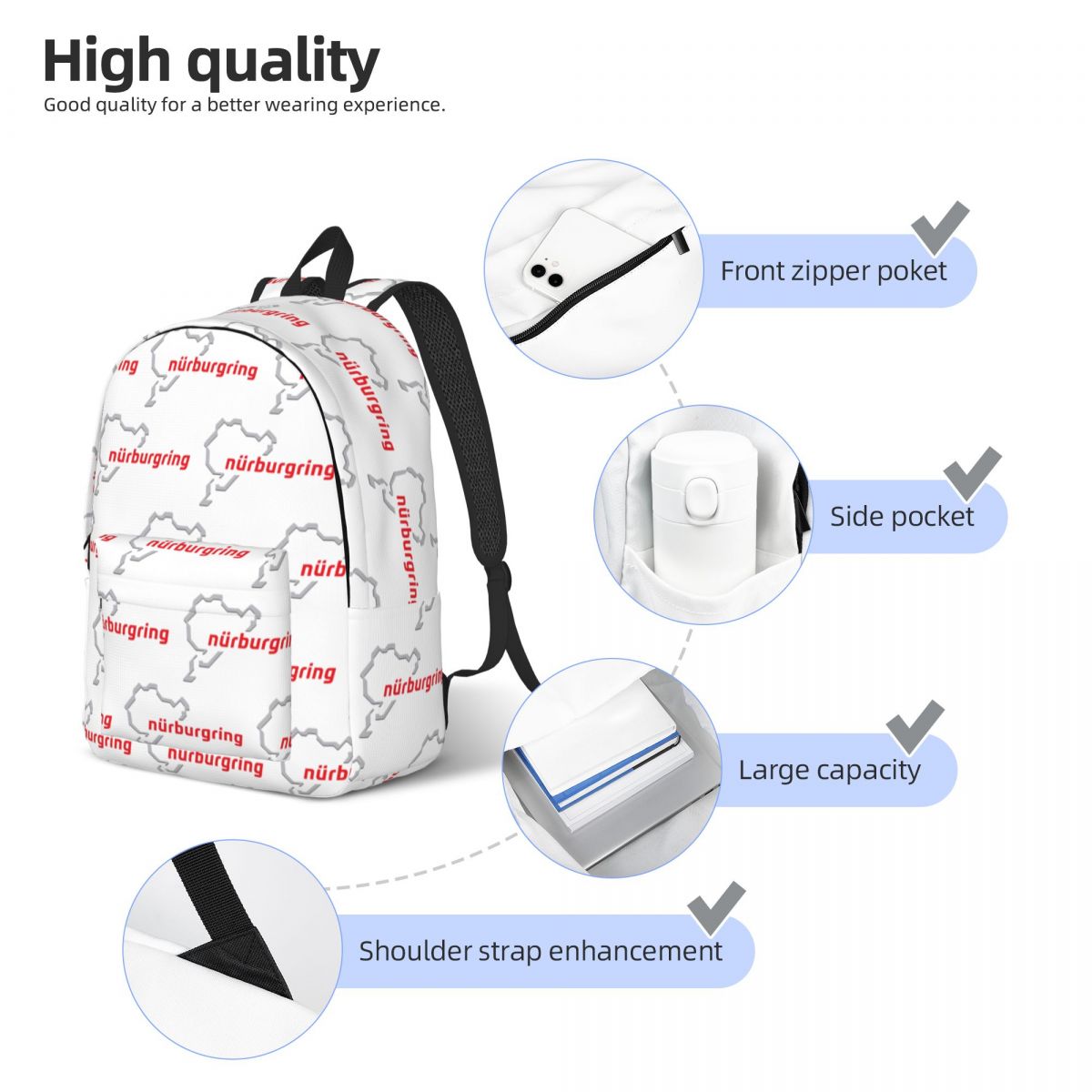 Mochila Race Track Germany Nur - Women Bags Germany reseña y precio
