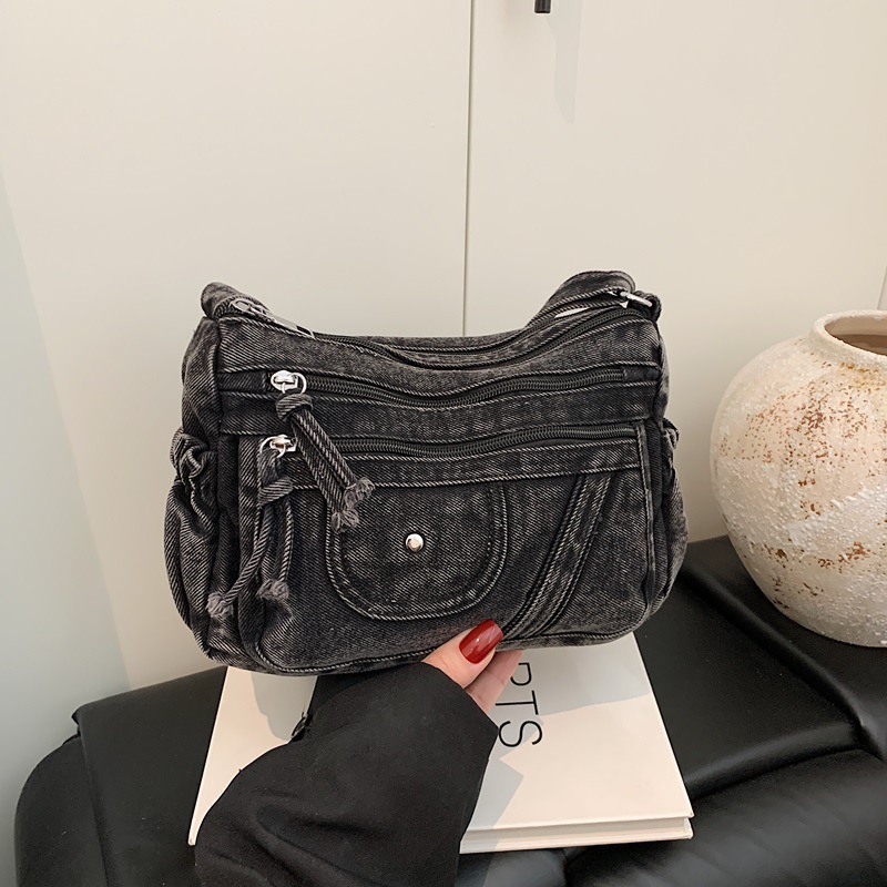 Bolso de mezclilla azul retro  - Women'S Kipling Bags reseña y precio