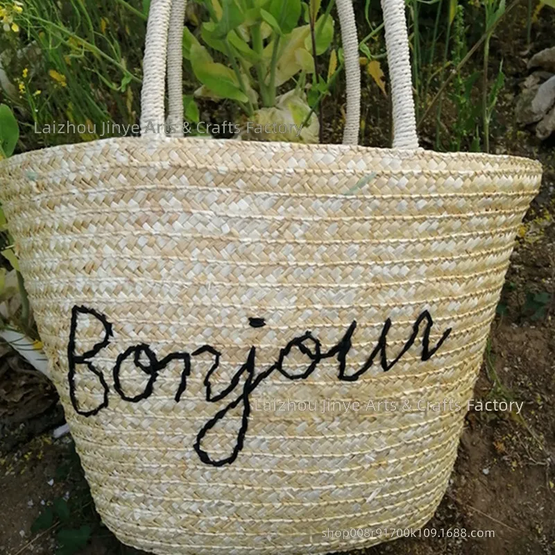 Bolso de mano de paja de trigo - Women Bags Casual reseña y precio