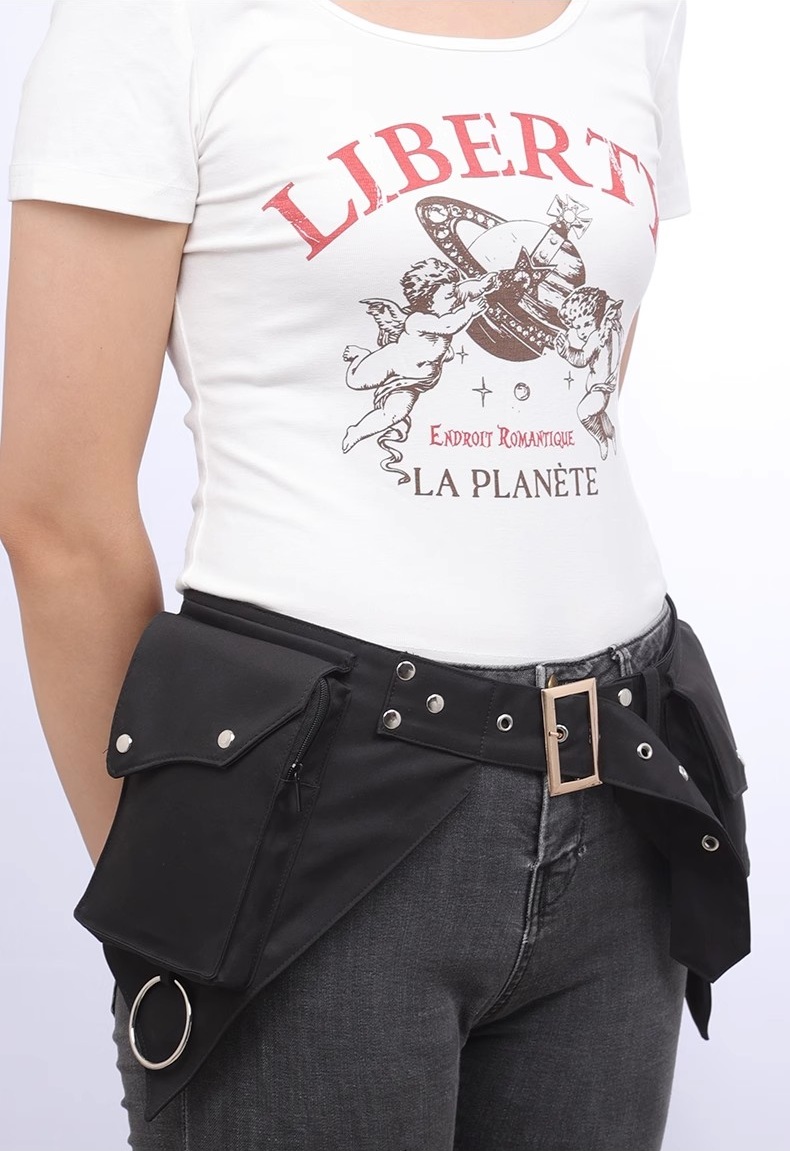Riñonera Punk Medieval para mu - Women'S Retro Bags reseña y precio