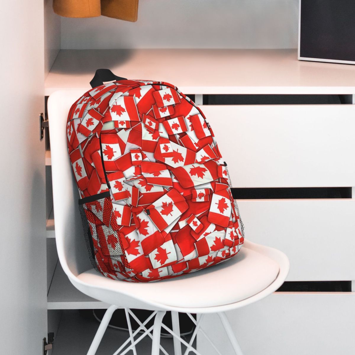 Mochila con diseño de bandera  - Women Bags In Canada reseña y precio