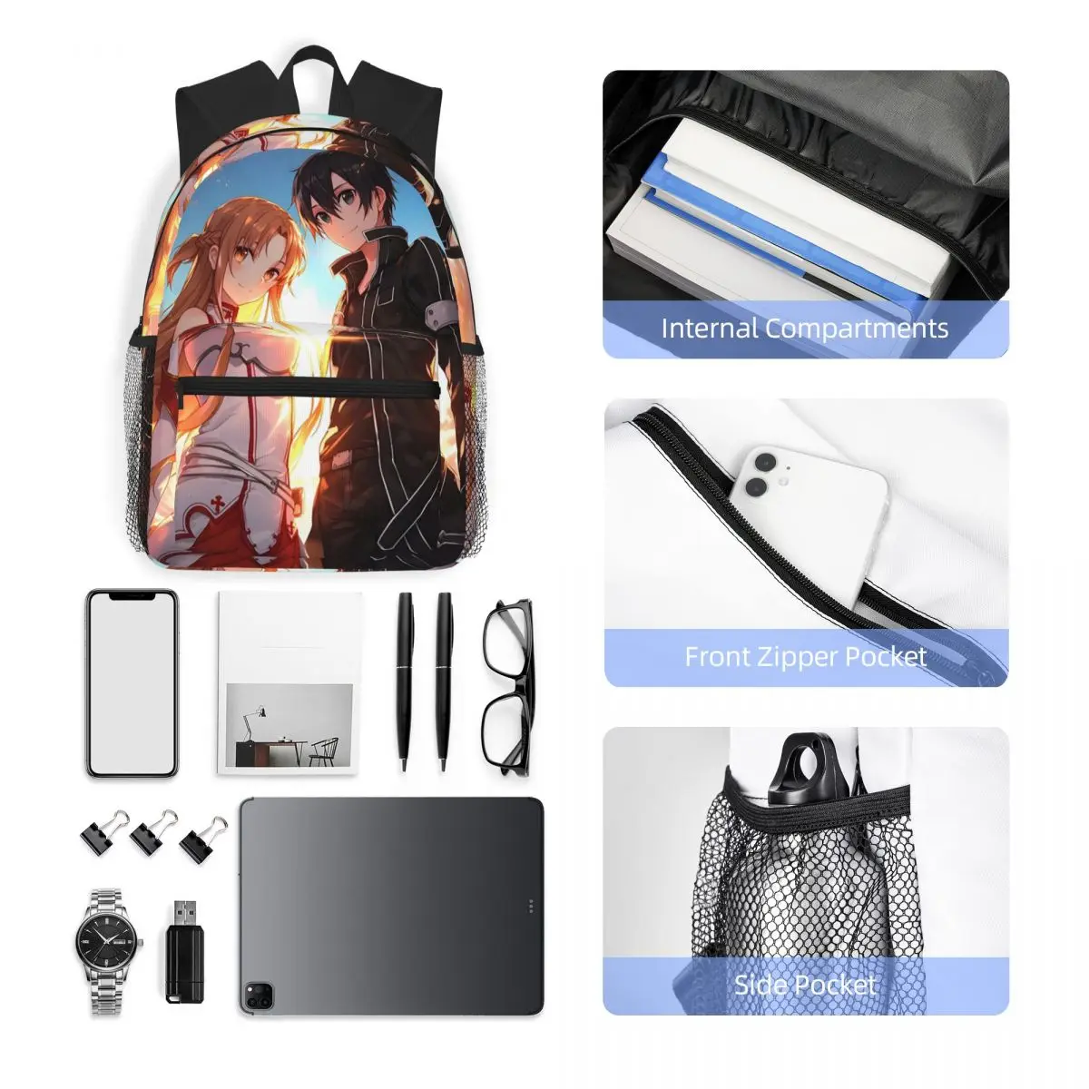 Asuna SAO - Mochila escolar co - Women'S Bag Online reseña y precio