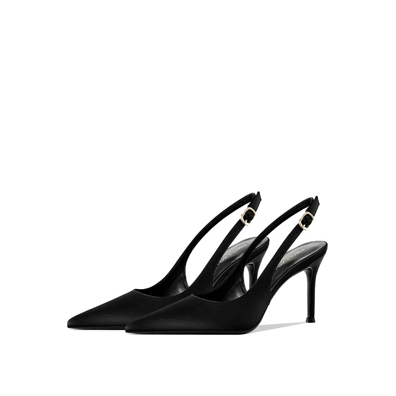 Sandalias de tacón fino con pu - Women Bags Leather reseña y precio