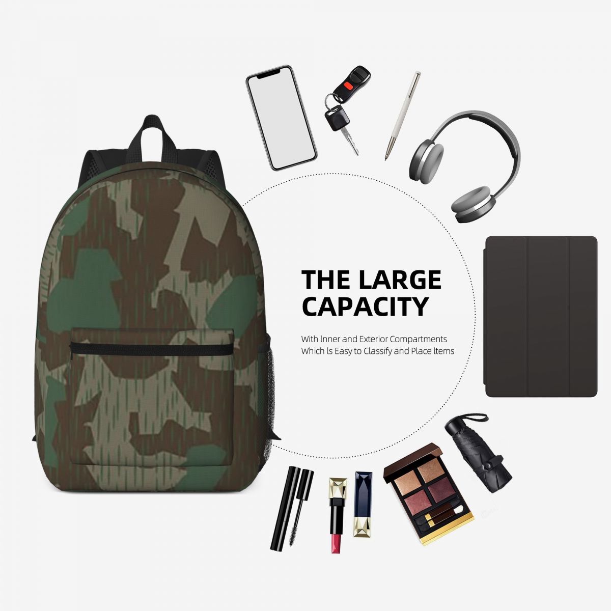 Mochila de camuflaje Splittert - Women Bags Germany reseña y precio