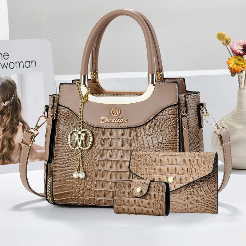 Conjunto de Bolsos de Mano con - Women Bags Leather reseña y precio