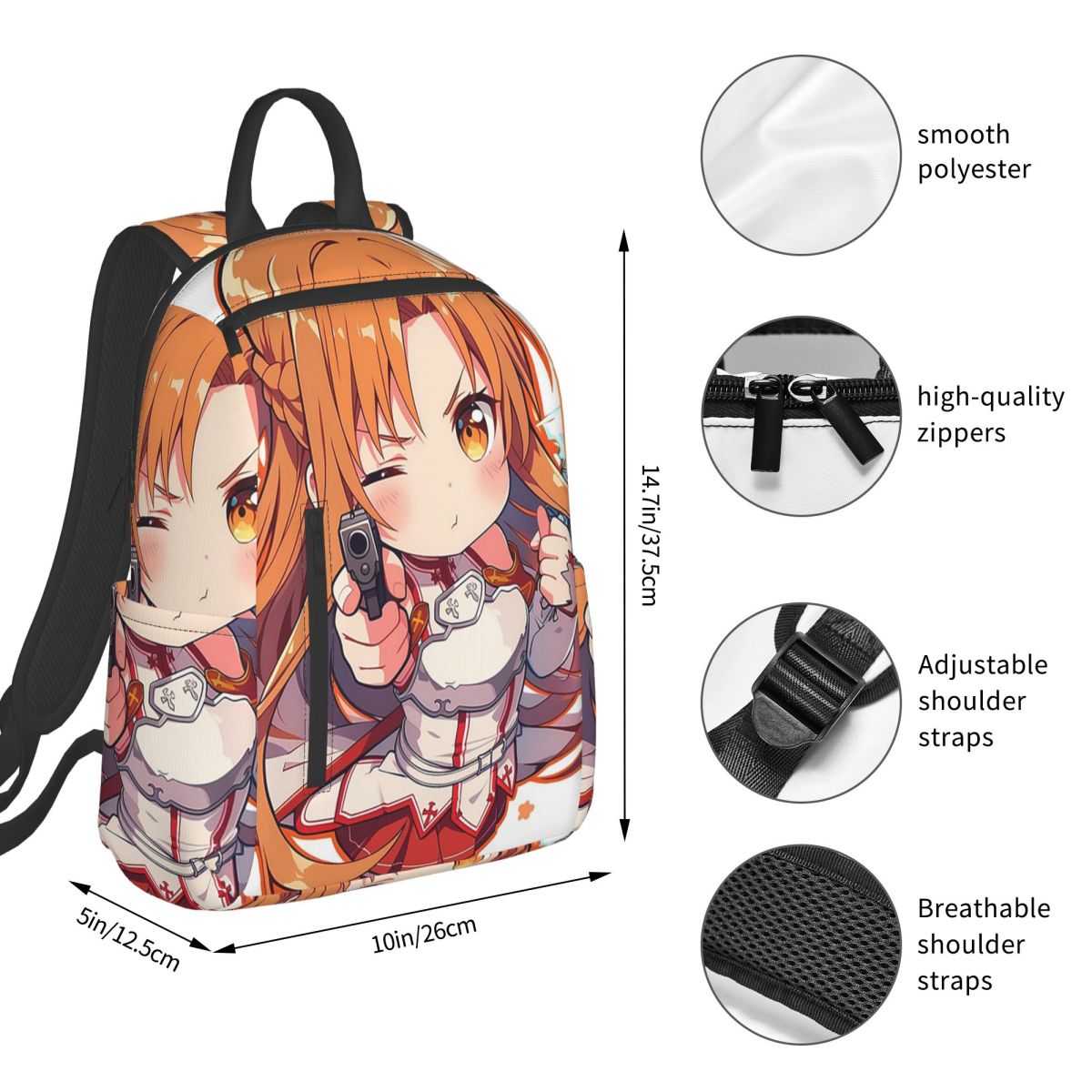 Mochila de anime Sword Art Onl - Women'S Bag Online reseña y precio