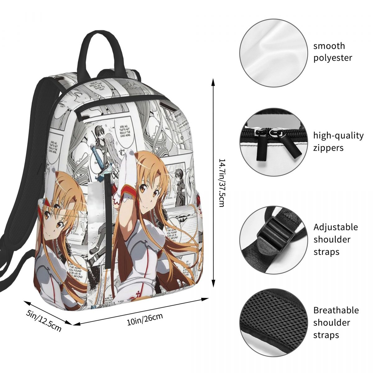 Mochila de anime Sword Art Onl - Women'S Bag Online reseña y precio
